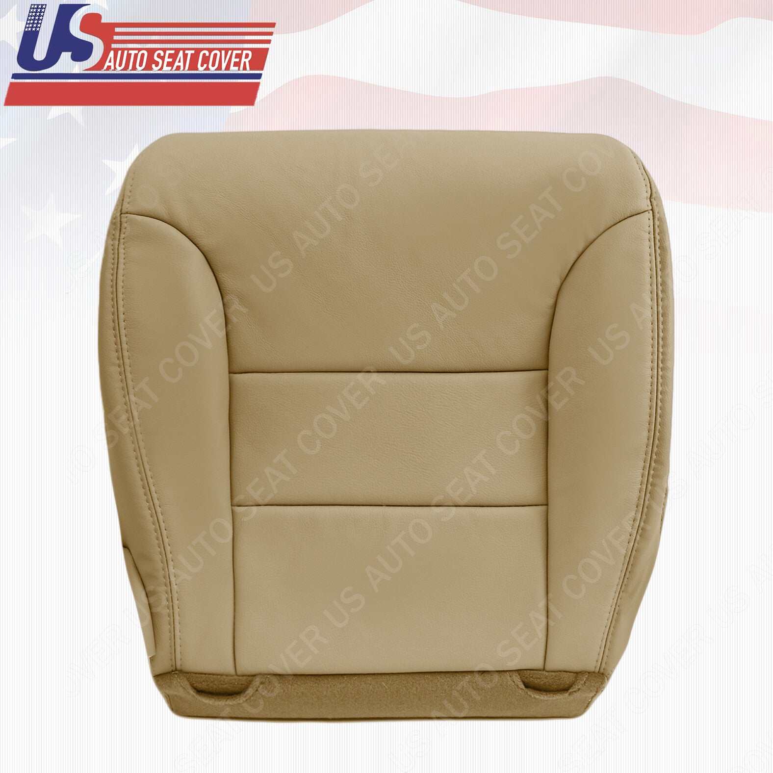 2005 to 2010 Fits Honda Odyssey Passenger Bottom Leather Seat Cover Tan